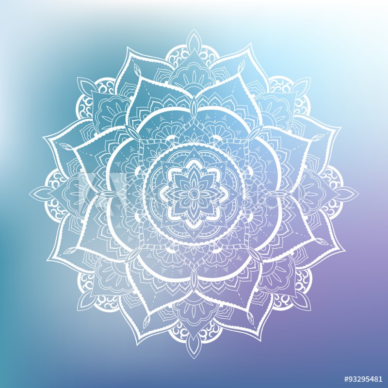 Afbeeldingen van Ornamental circle pattern Mandala